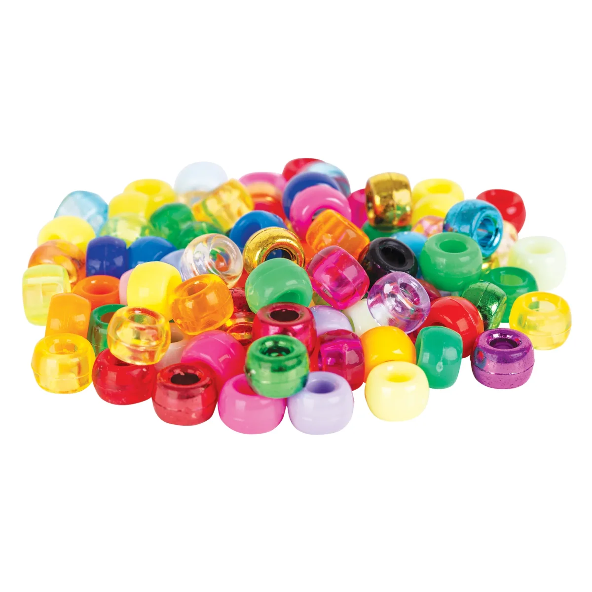 Zart Pony Beads 9mm Assorted Coloured 250g - Image 3