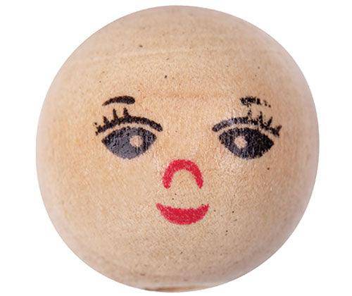 Zart Wooden Face Beads 22mm Pack of 30 - Image 4